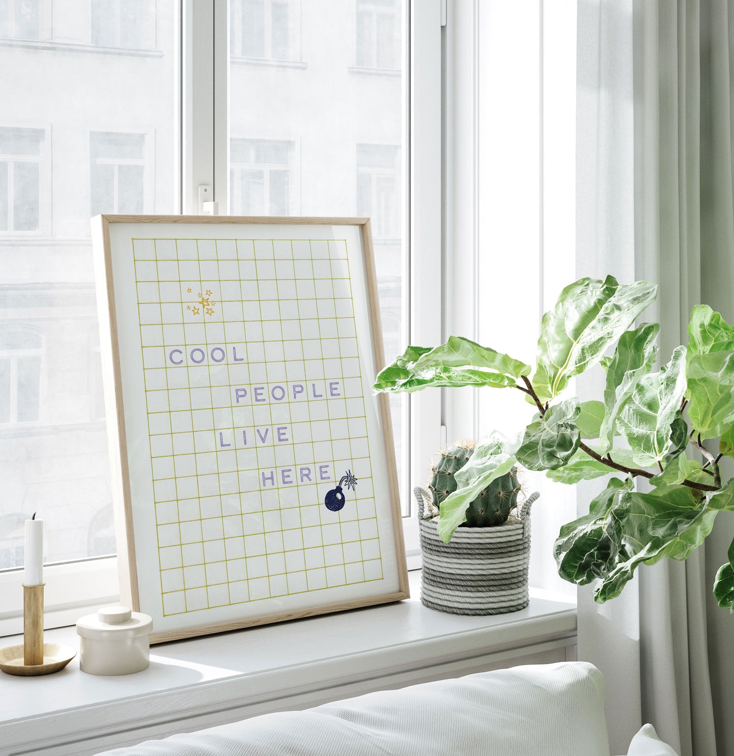 Cool People live here - green