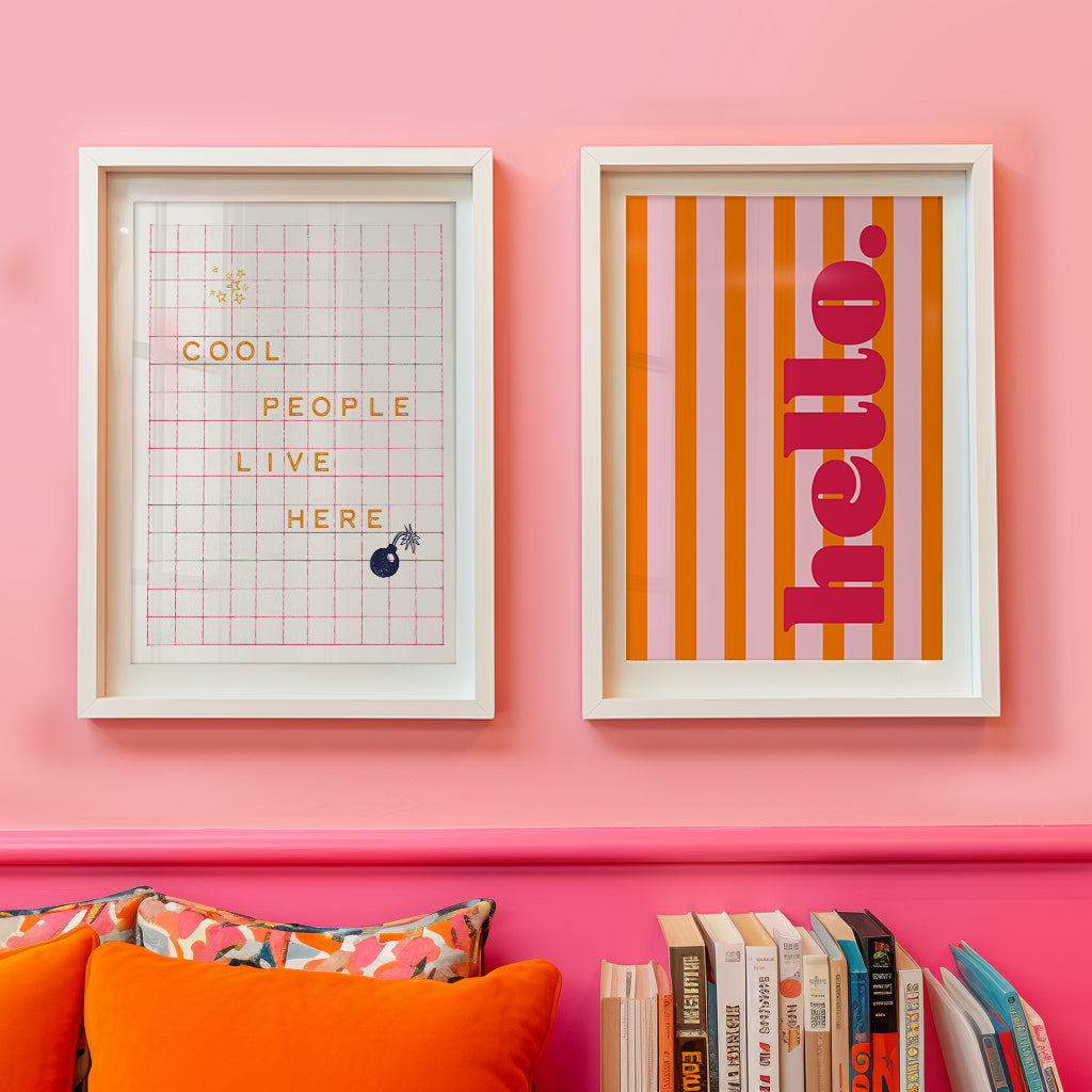 Cool People live here - Orange