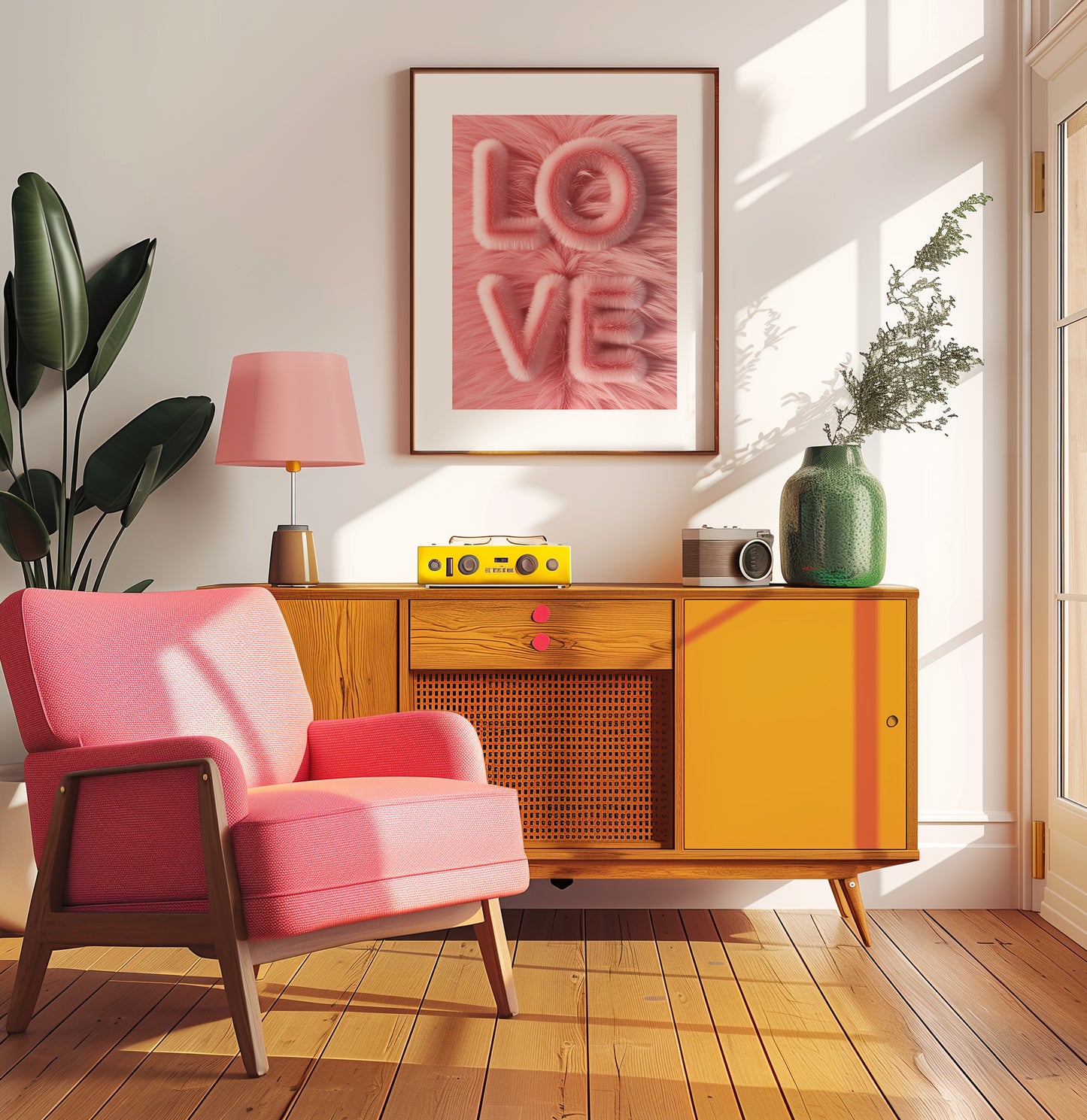 Amour à fourrure - Rose