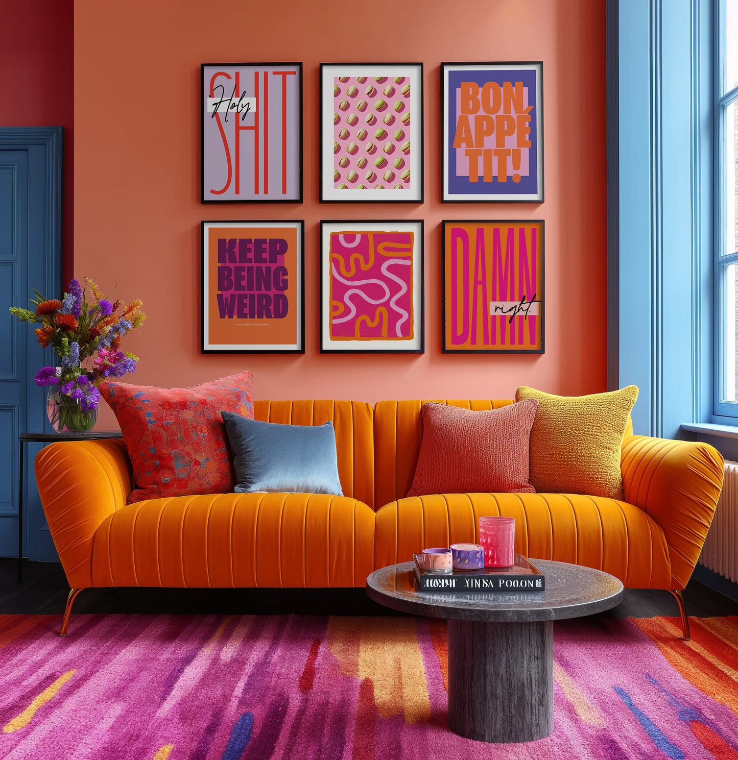 Keep being weird - Orange