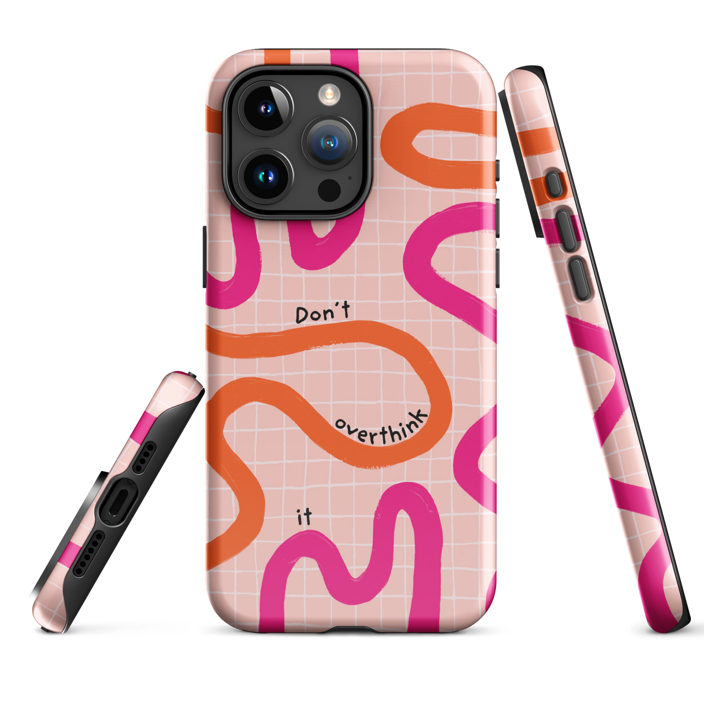 iPhone® - Don't overthink it - Pink/Orange
