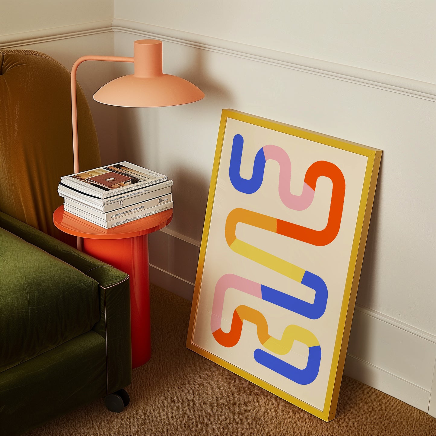 Colourful Abstract Line