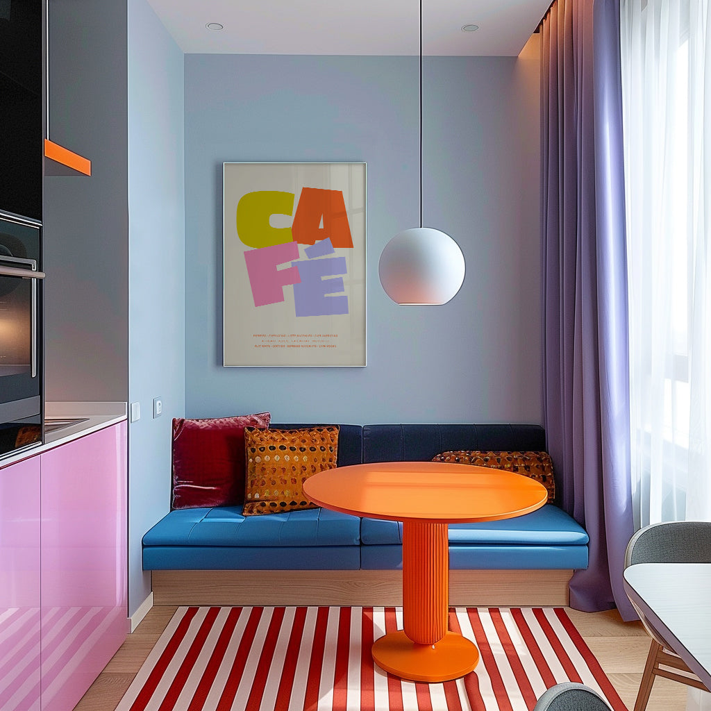 Colourful Café Letters