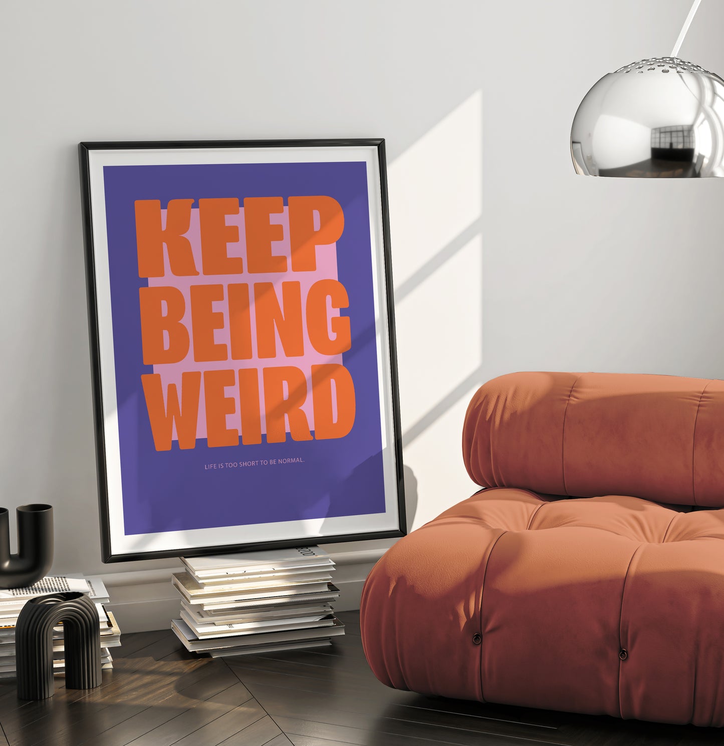 Bleib weiterhin seltsam - Lila