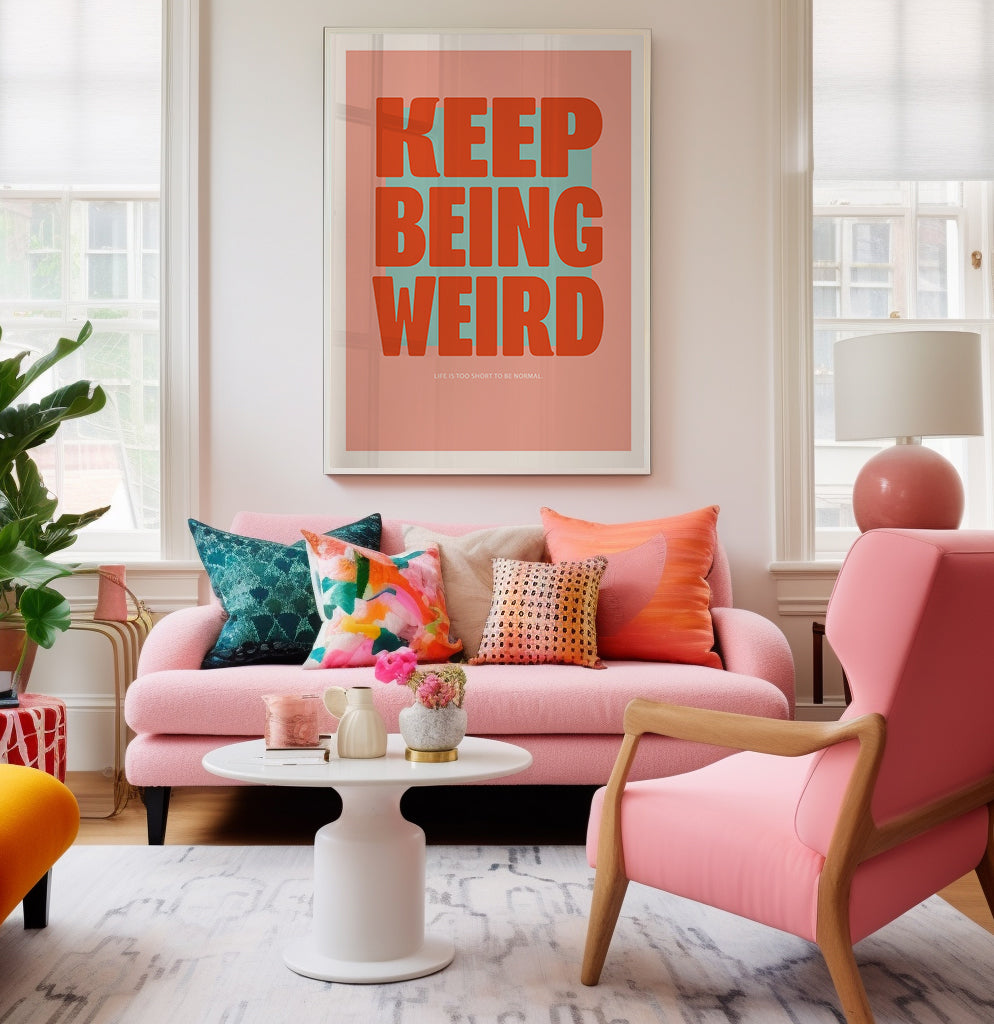Keep being weird - Peach