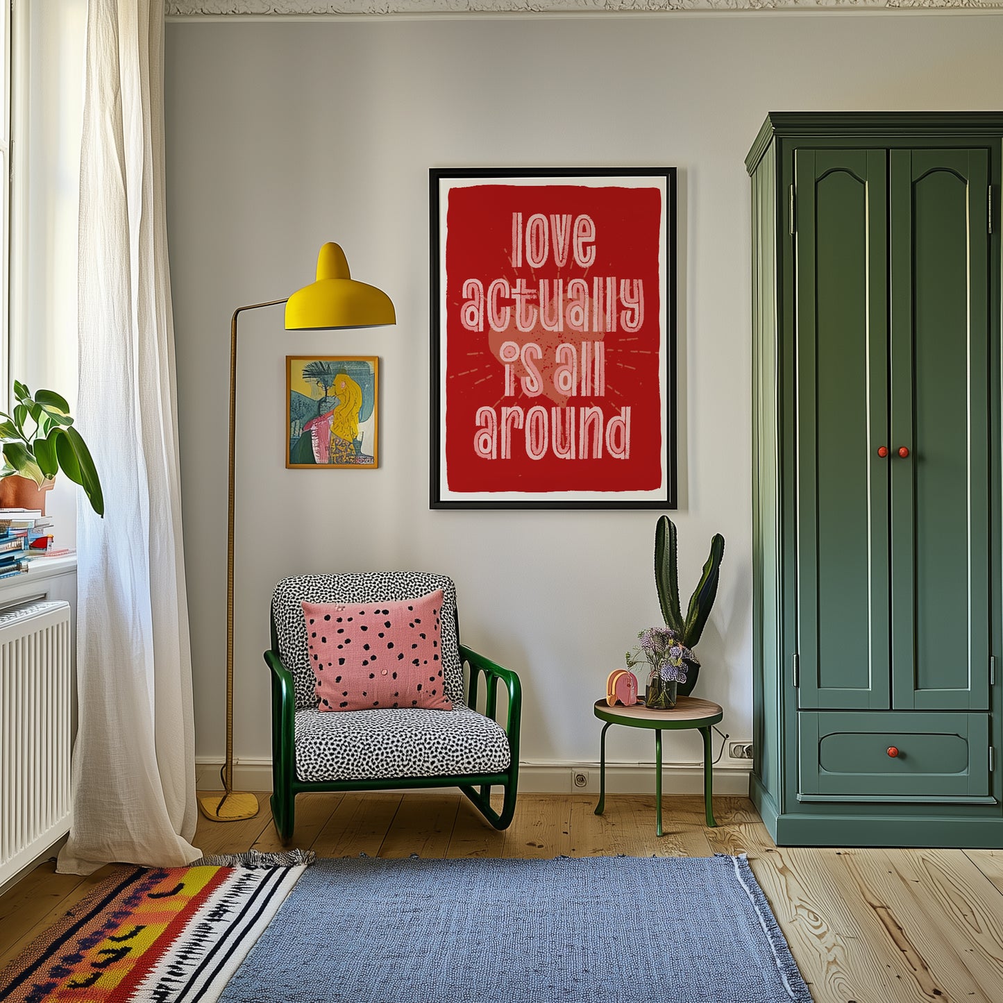 Love actually is all around - red