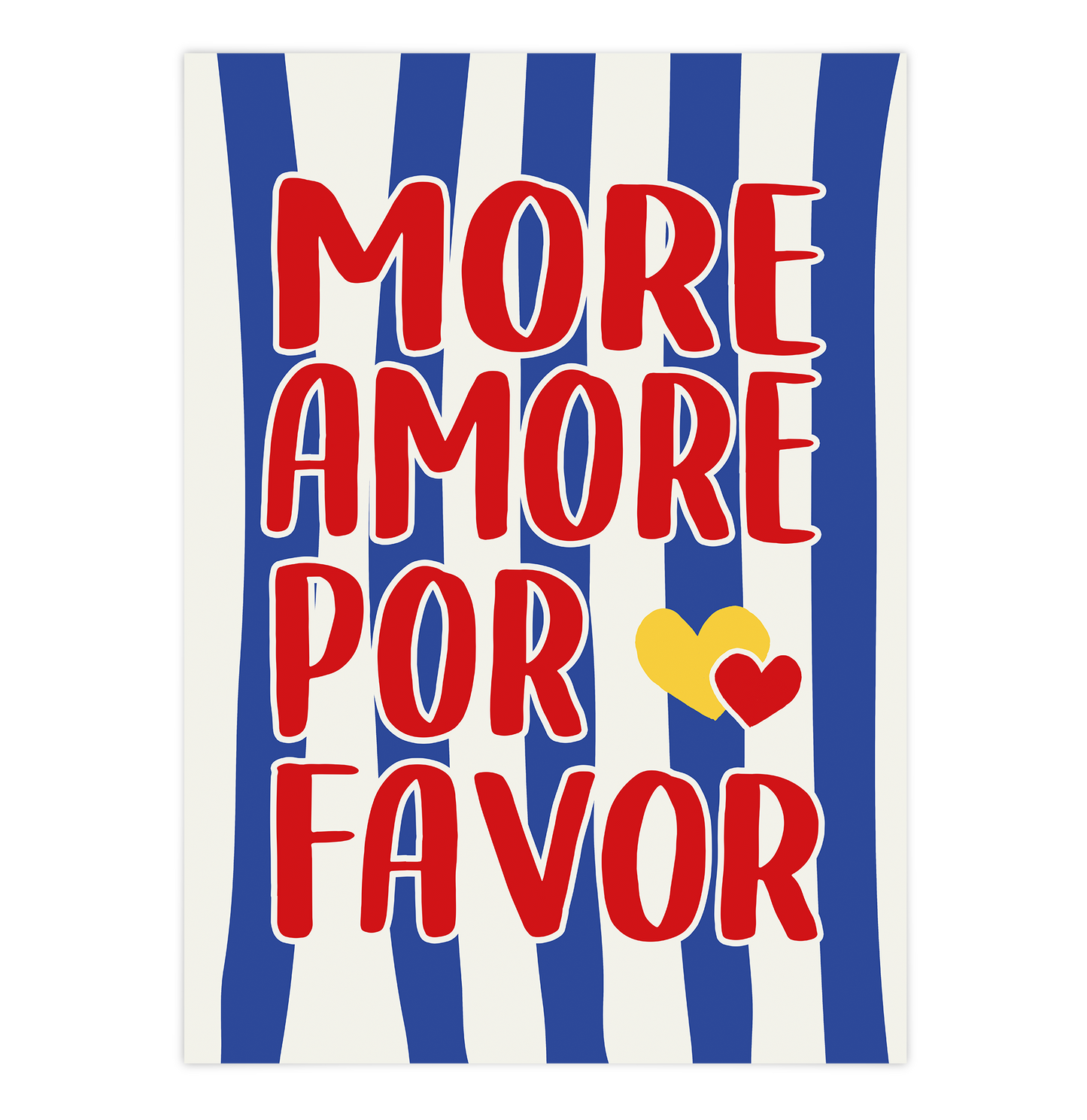 More Amore por Favore - Blue Red