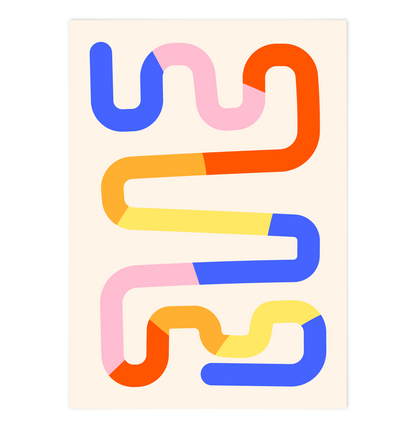 Colourful Abstract Line