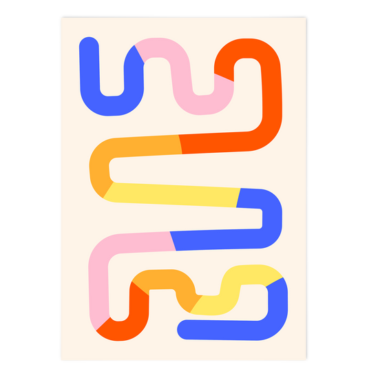 Colourful Abstract Line