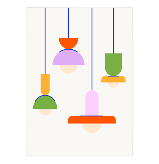 Colourful Dopamine Lamps