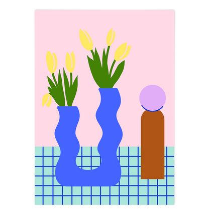 Colourful Dopamine Vases