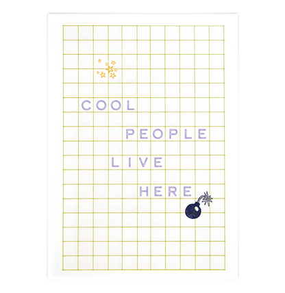Cool People live here - green