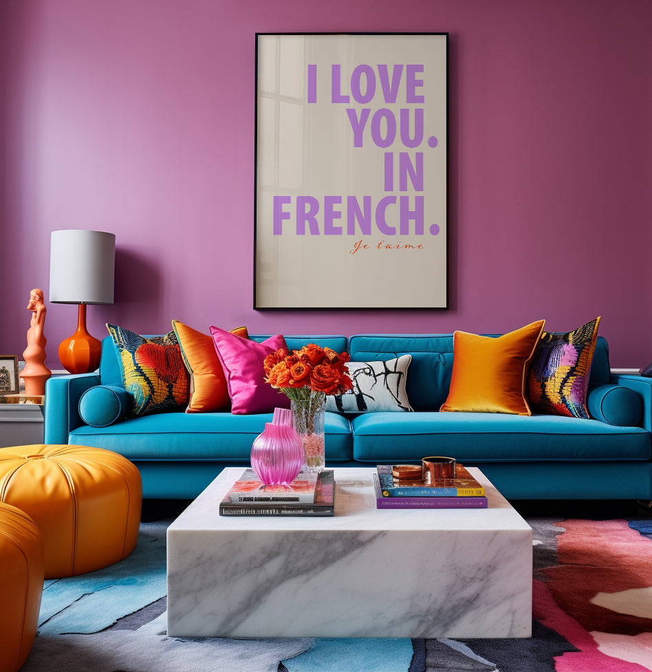 I love you in French