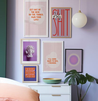 Keep being weird - Purple
