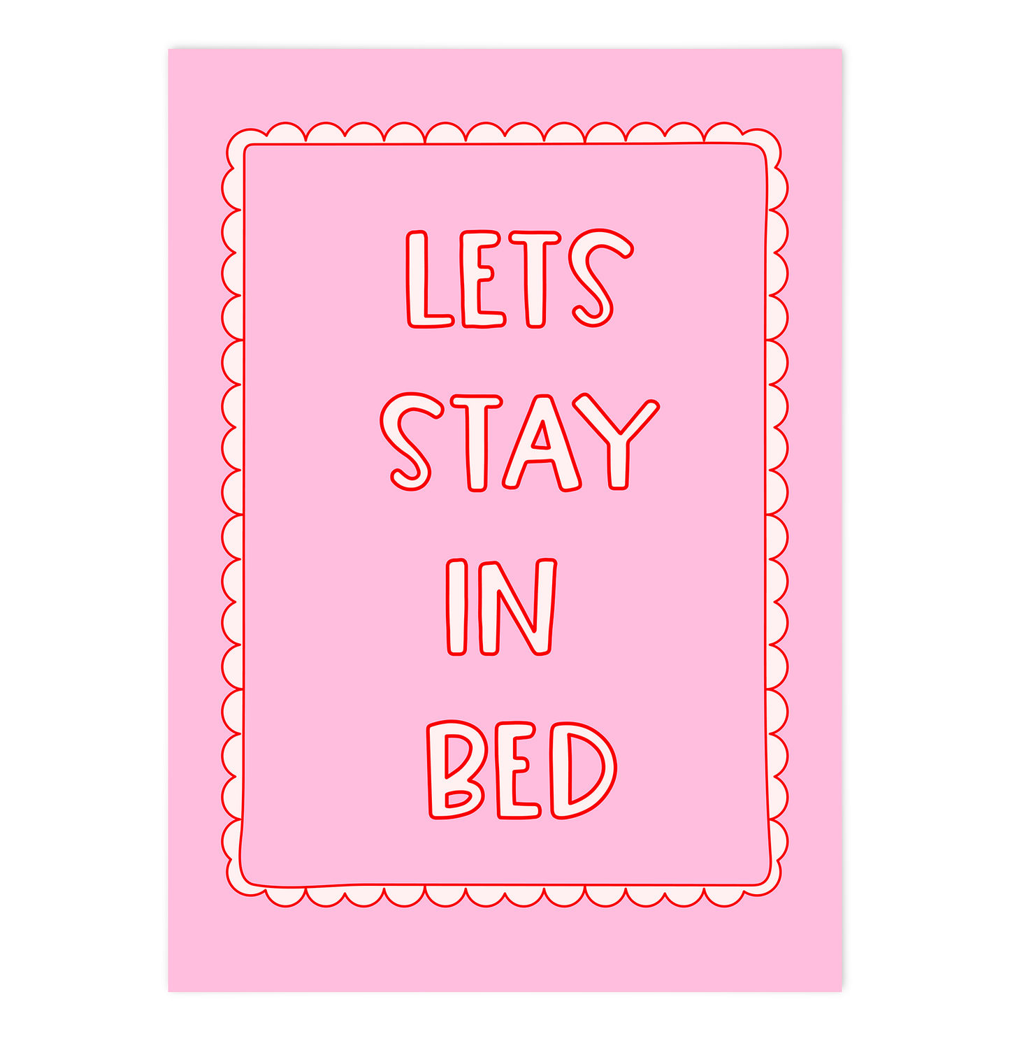 Let's stay in Bed