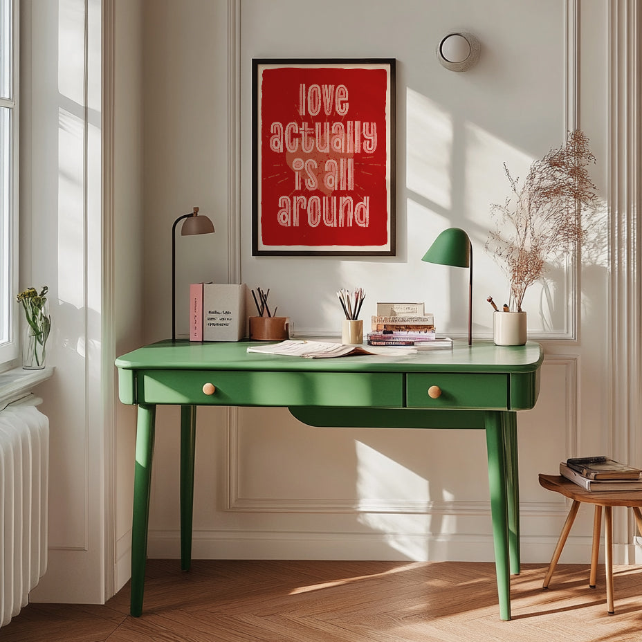 Love actually is all around - red