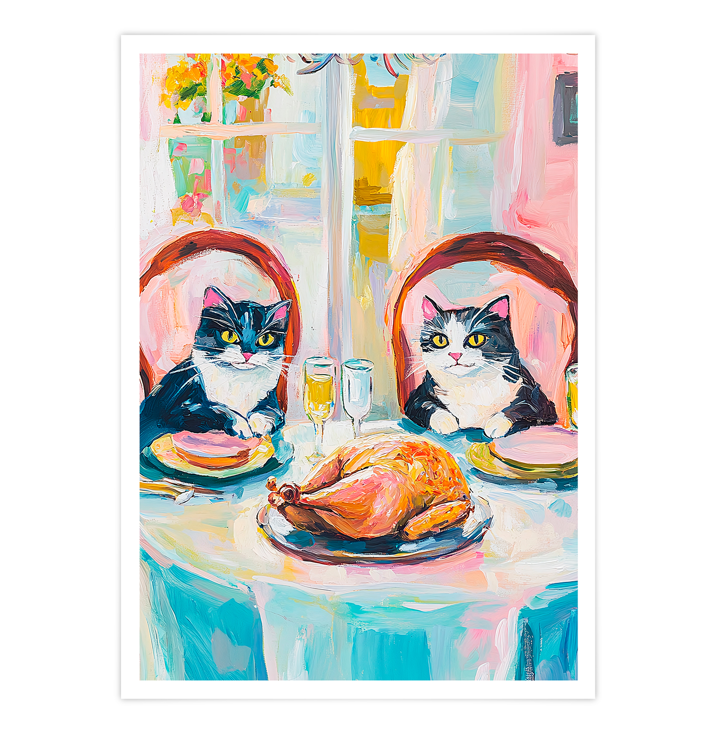 two cats