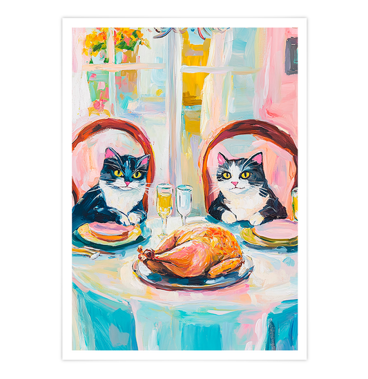 two cats