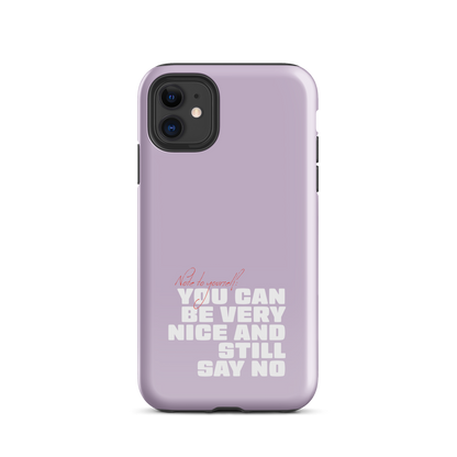 iPhone® - You can be very nice and still say no