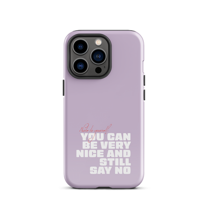 iPhone® - You can be very nice and still say no