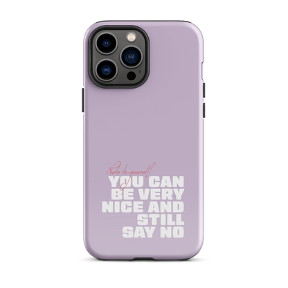 iPhone® - You can be very nice and still say no