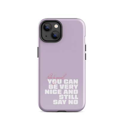iPhone® - You can be very nice and still say no
